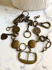 Heavy duty chunky chain belt