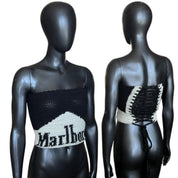 Crochet Marlboro Corset Top (S/M)