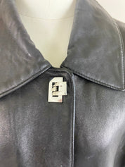 Leather Trench Coat (1X)