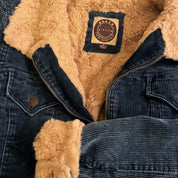 Furry Blue Corduroy Jacket (S/M)