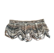 Studded Mesh Crochet Shawl (S/M)