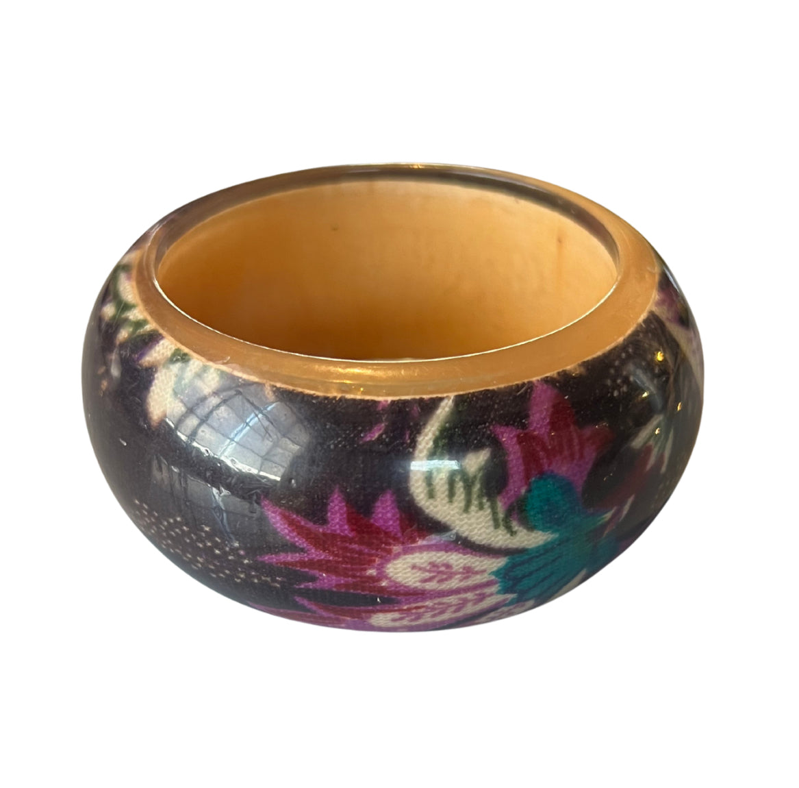 Purple Floral Bangle
