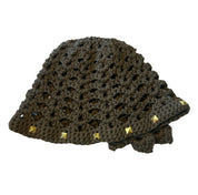 Studded Crochet Beanie