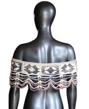 Belt Mesh Crochet Shawl (S/M)