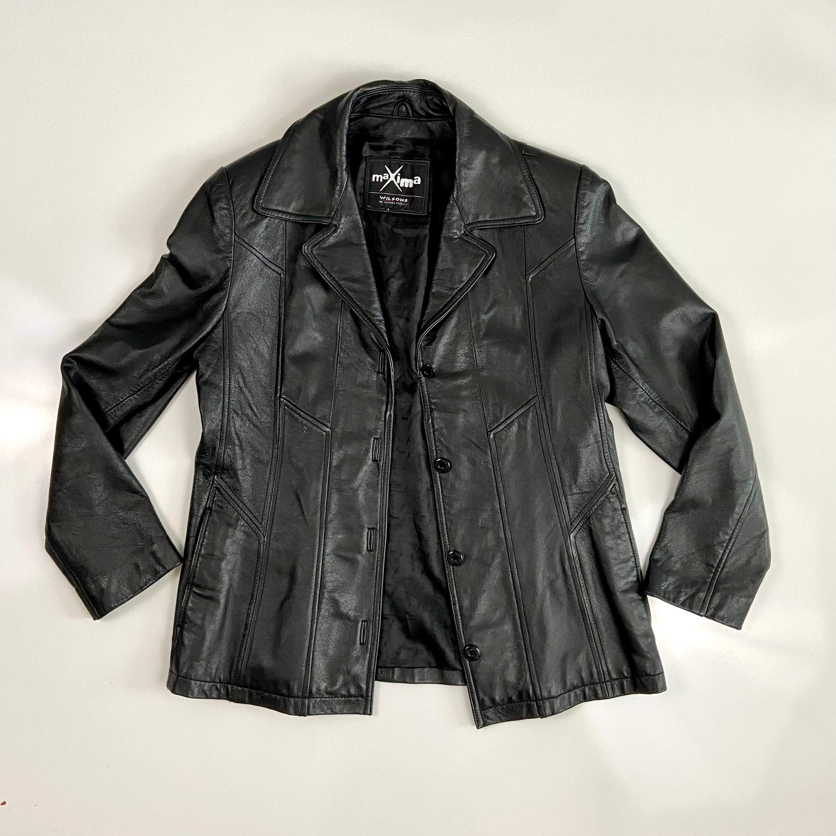 Wilsons maxima women's leather jacket cheap