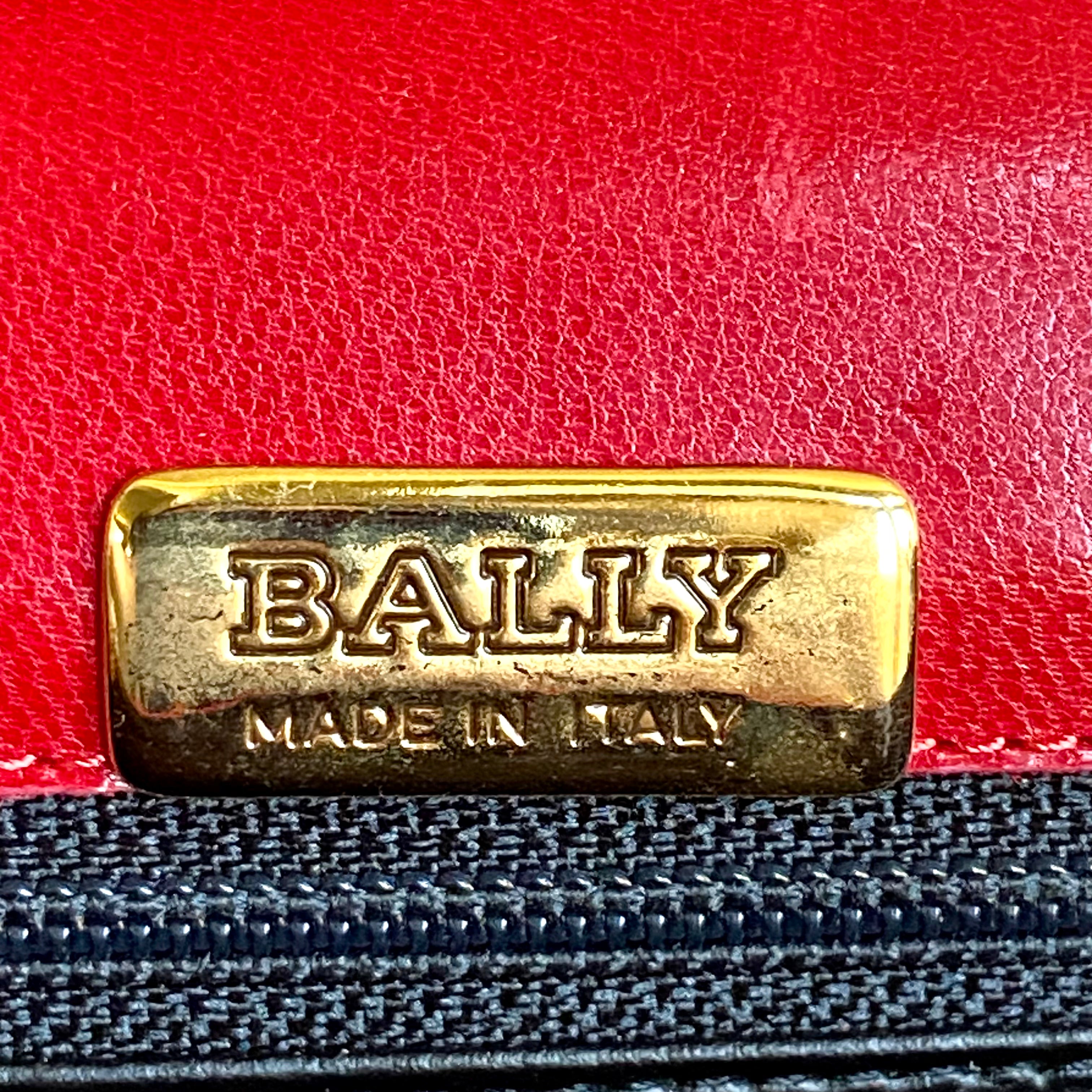 Vintage Italian Bally Genuine Suede Bag