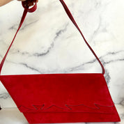Vintage Italian Bally Genuine Suede Bag