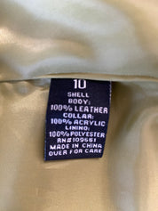 ALLAN DENIS leather jacket