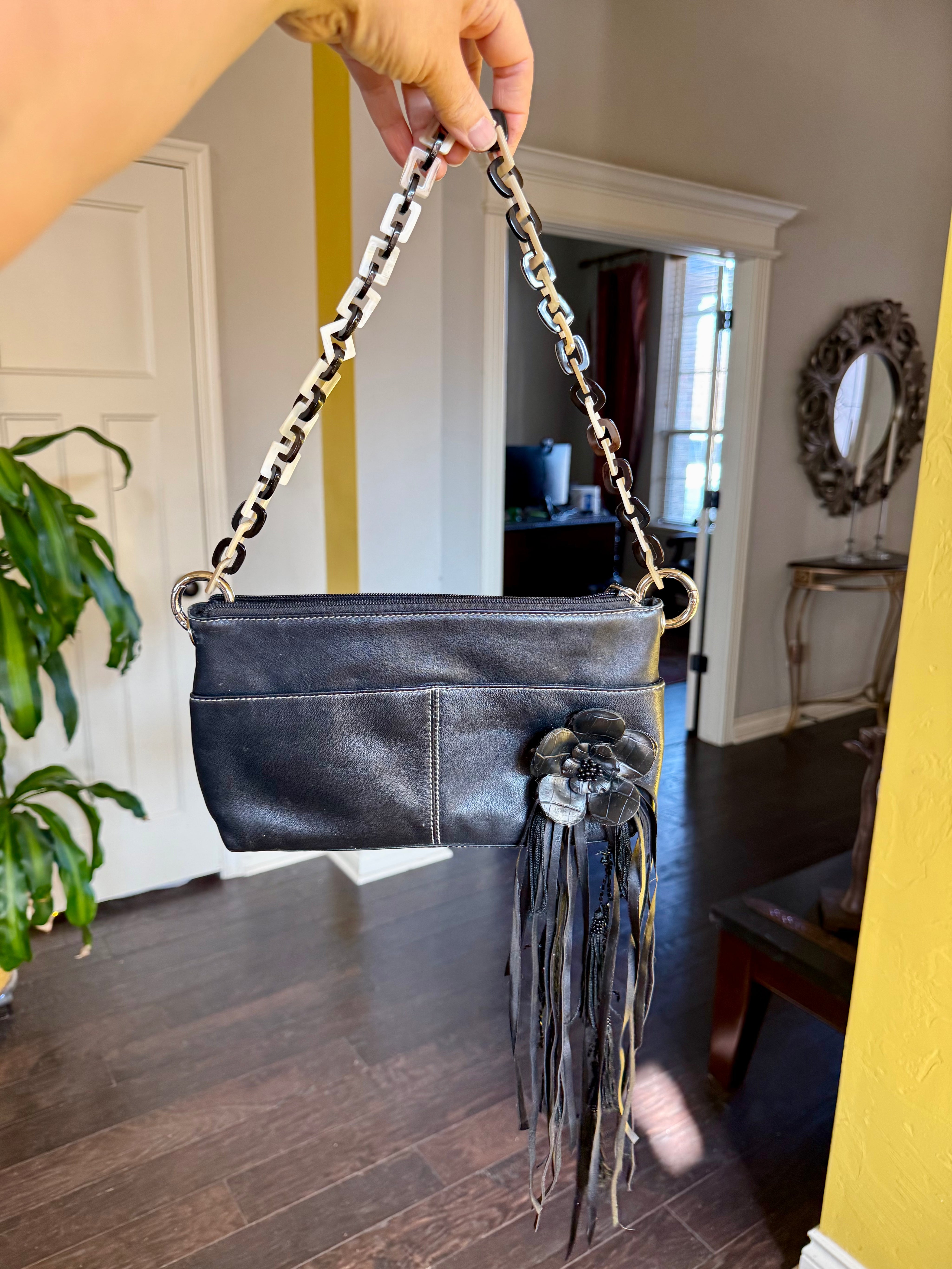 Reworked Ralph Lauren leather purse