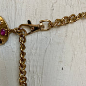 Vintage gold chain belt