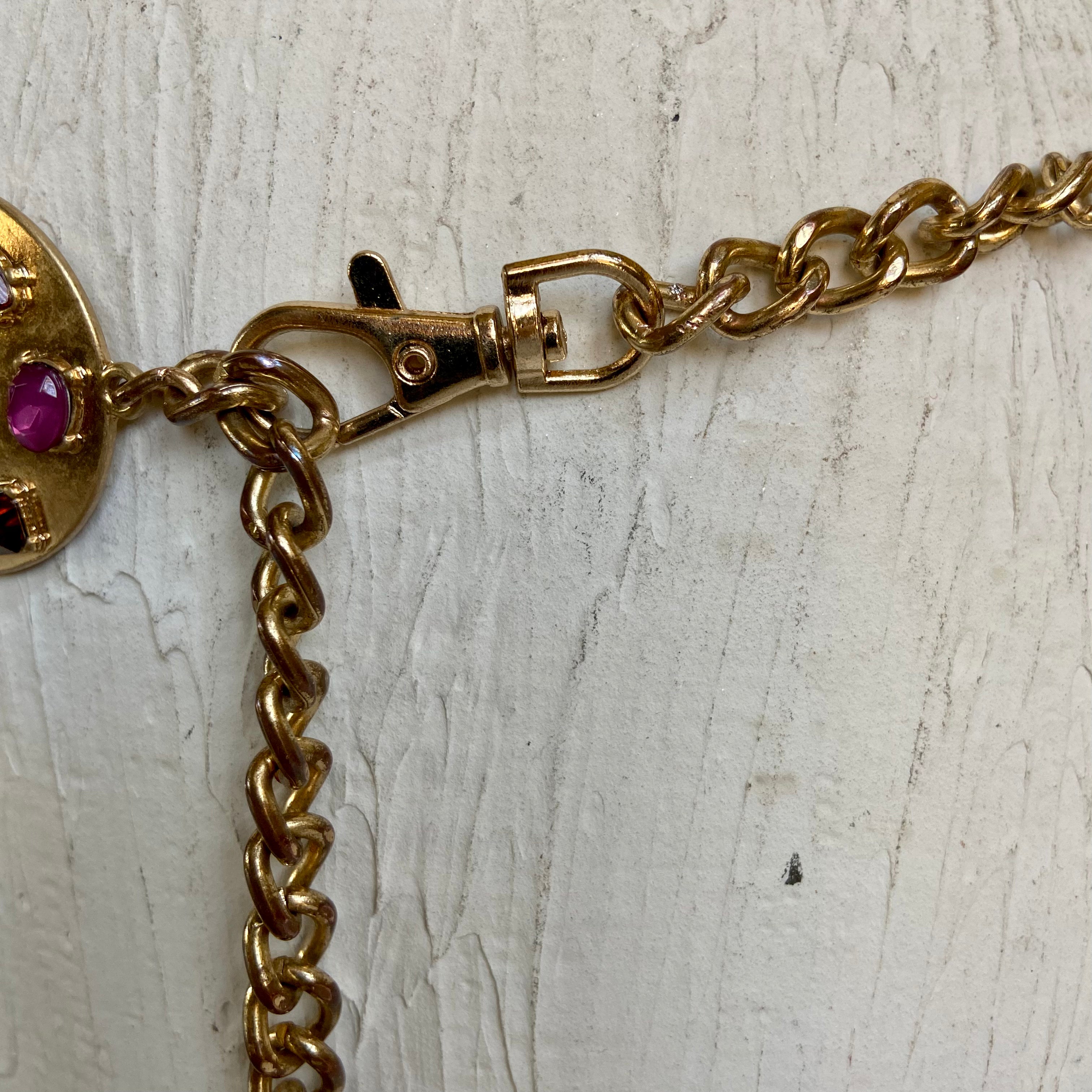 Vintage gold chain belt