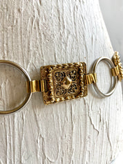 Gaudy Silver & Gold Chain Belt