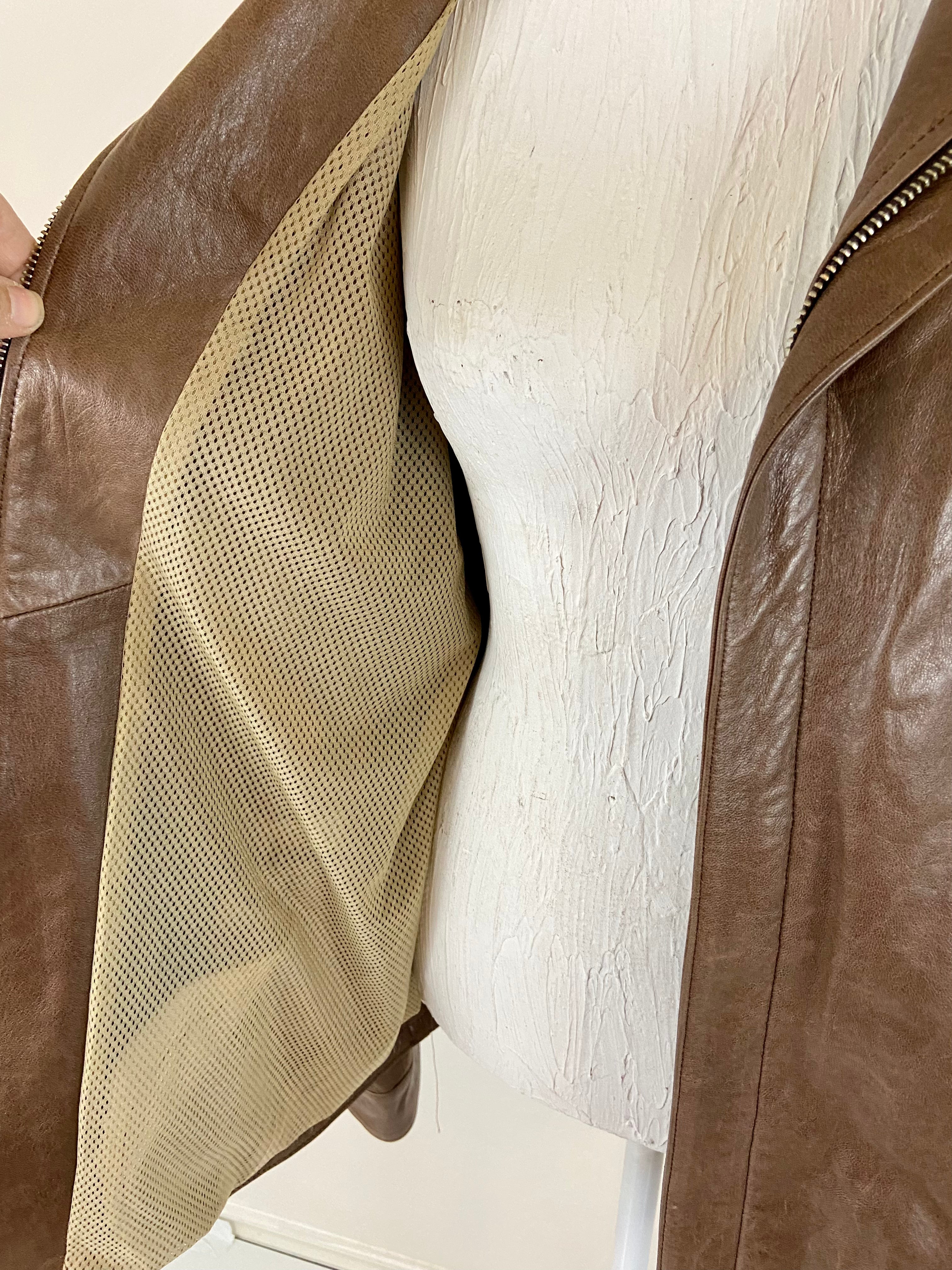 Soft leather jacket