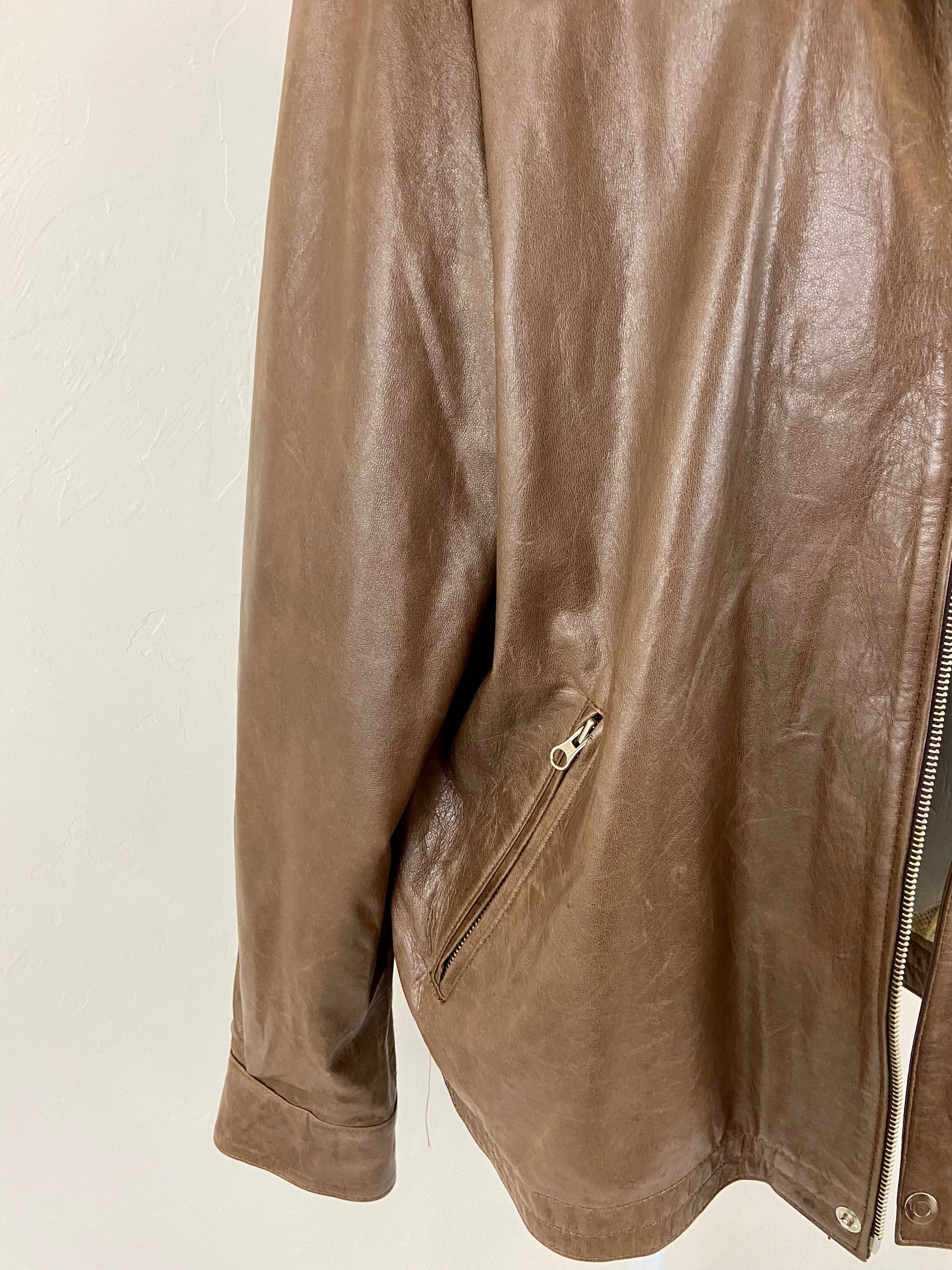 Soft leather jacket