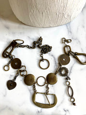 Heavy duty chunky chain belt