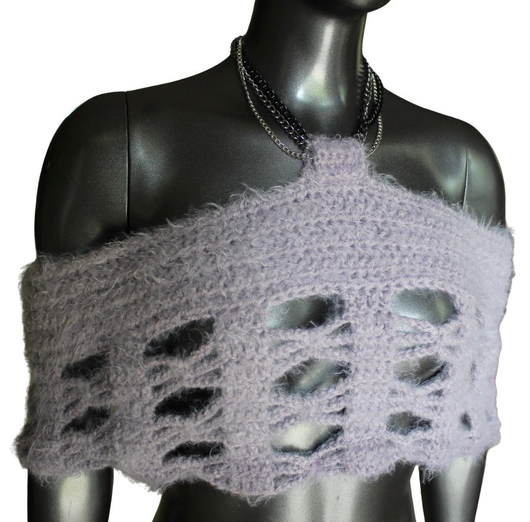 Mesh Crochet Necklace Shawl (S/M)