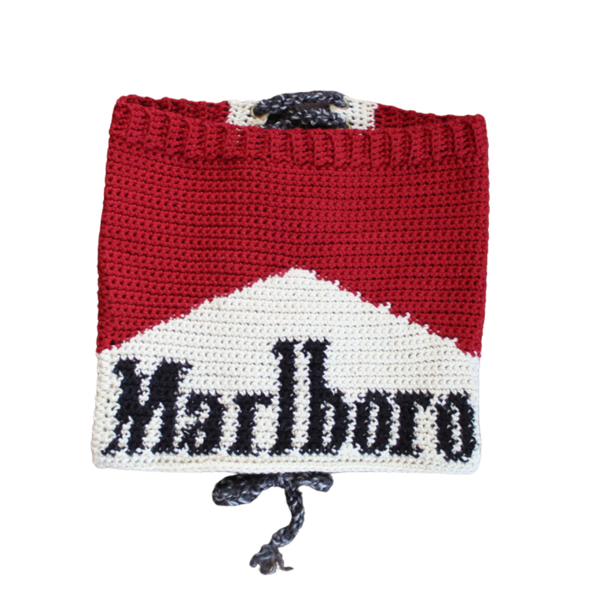 Crochet Corset Marlboro Reds Top (XS/S)