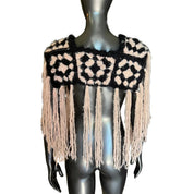 Fringe Crochet Shawl (O/S)