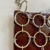 Vintage Metal trimmed shoulder bag