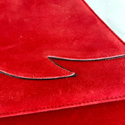 Vintage Italian Bally Genuine Suede Bag