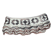 Belt Mesh Crochet Shawl (S/M)