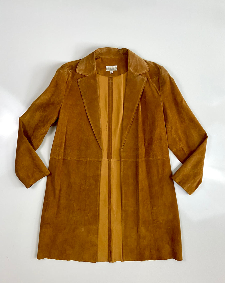 Terracotta leather jacket