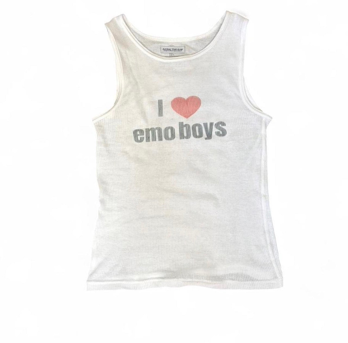 I heart emo boys baby tank (s-xxl)
