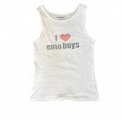 I heart emo boys baby tank (s-xxl)