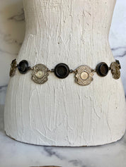 Metal chain belt