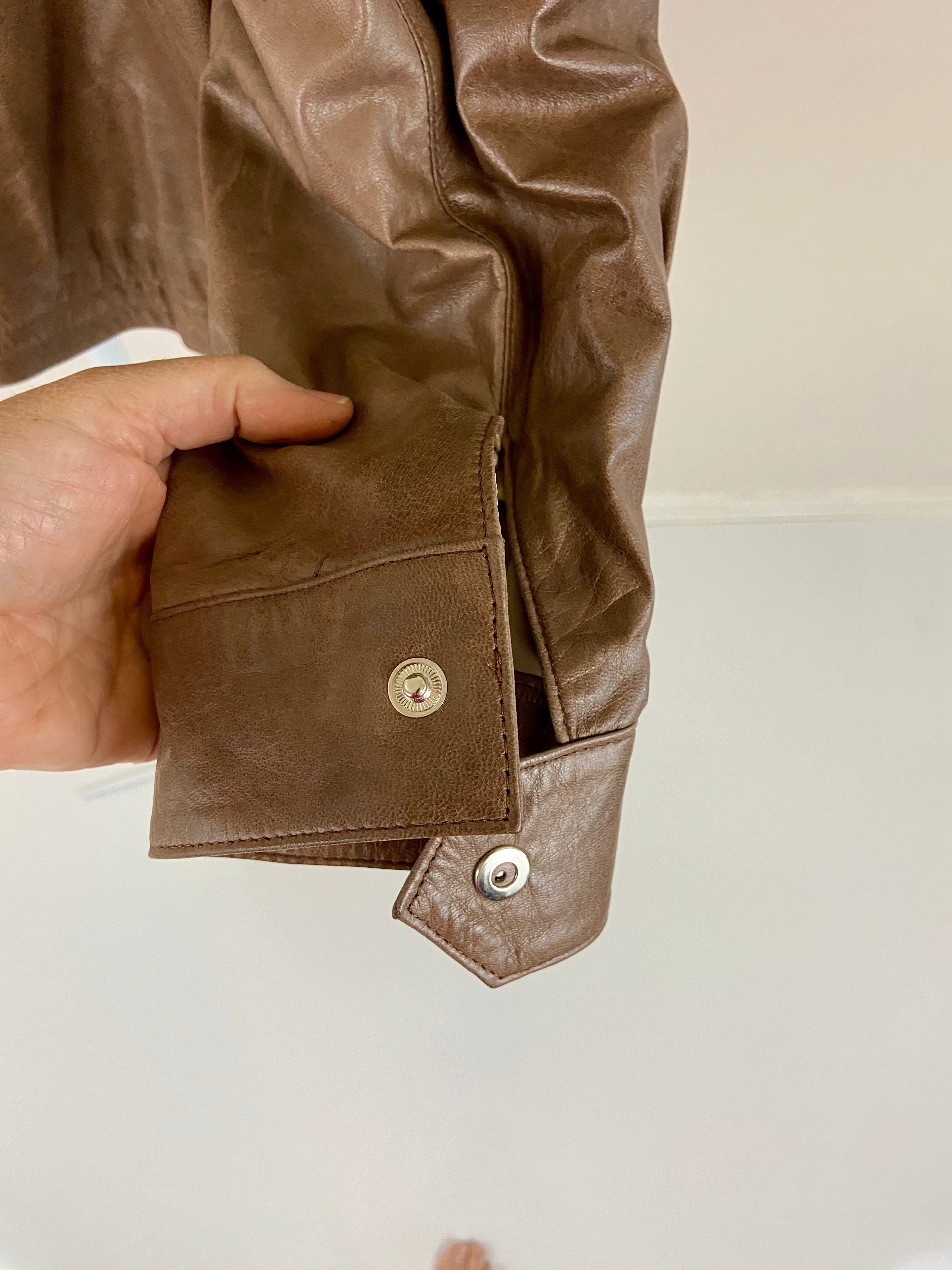 Soft leather jacket