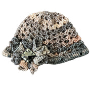 Studded Crochet Beanie