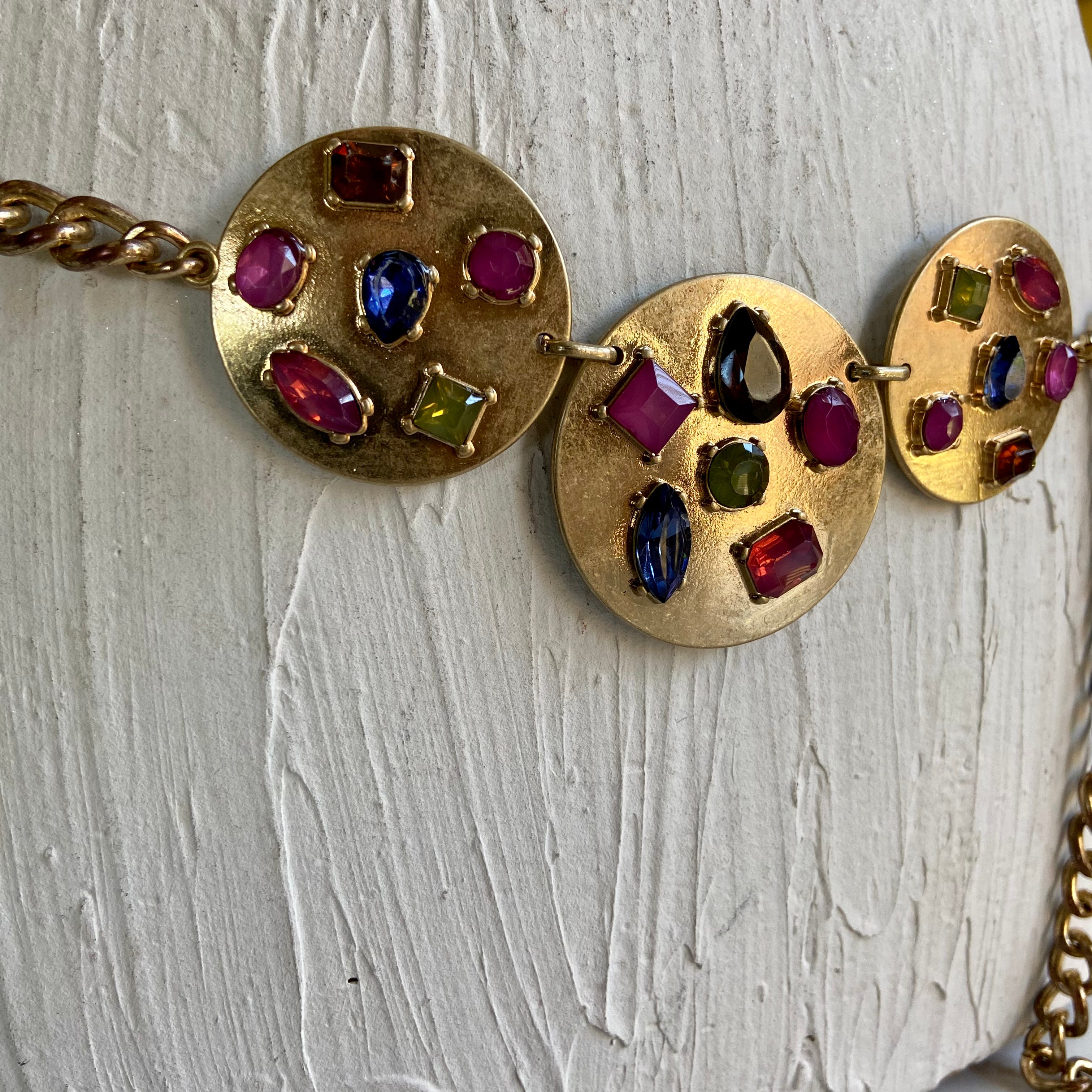 Vintage gold chain belt