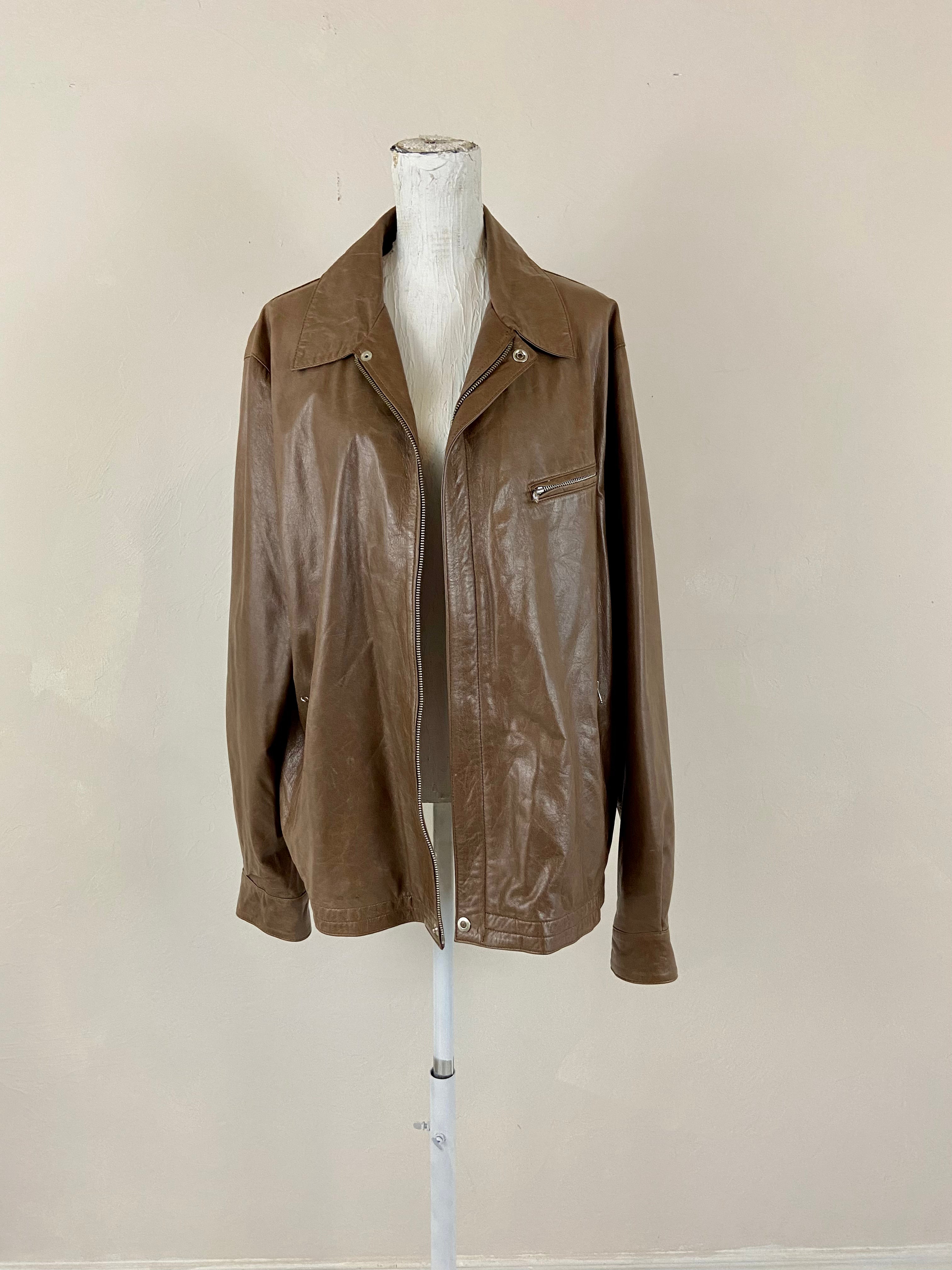 Soft leather jacket