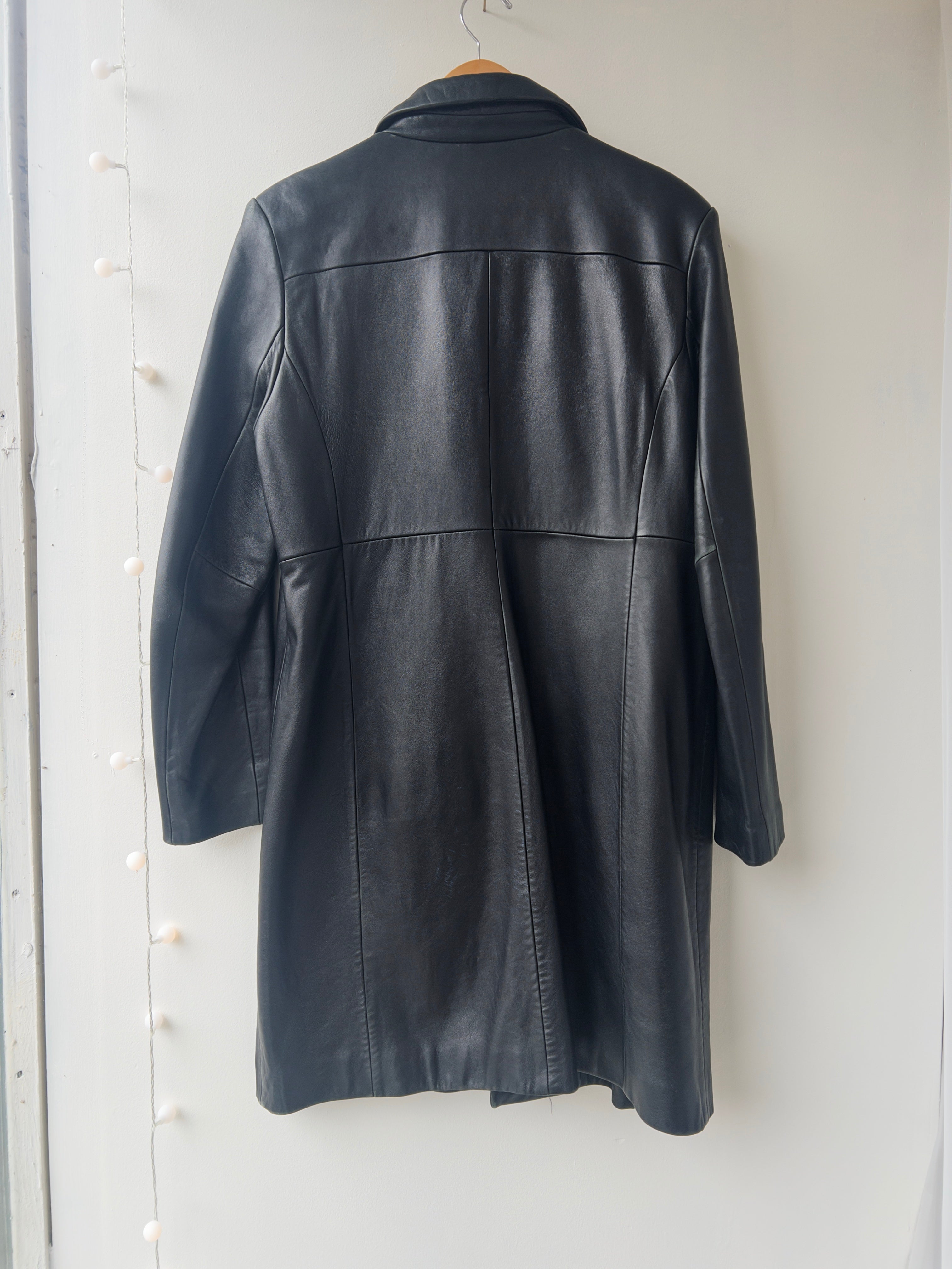 Vintage 1990s Leather Jacket (XL)