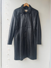 Vintage 1990s Leather Jacket (XL)