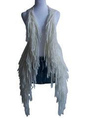 Y2K Rue 21 Shaggy Vest (M/L)