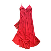 Crimson Red Midi Dress (M)