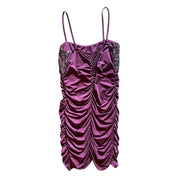 Purple Y2K Sequin Dress (S)