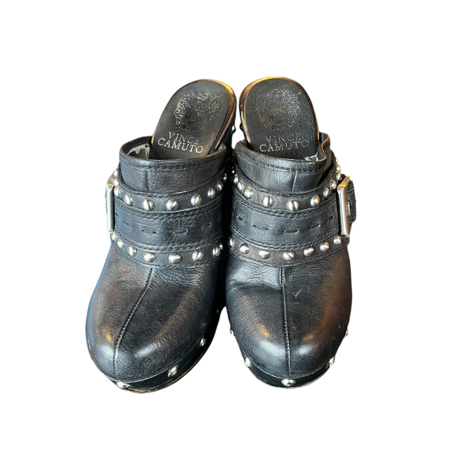 Studded Platform Buckle Mules (7)