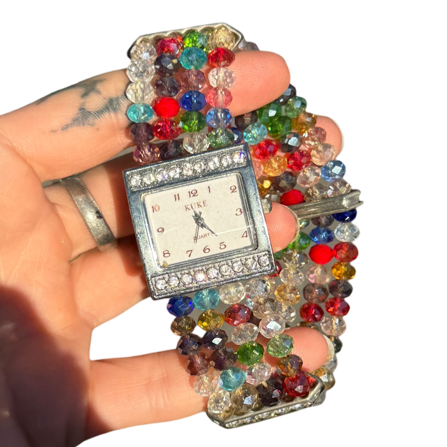 Crystal Beaded Watch