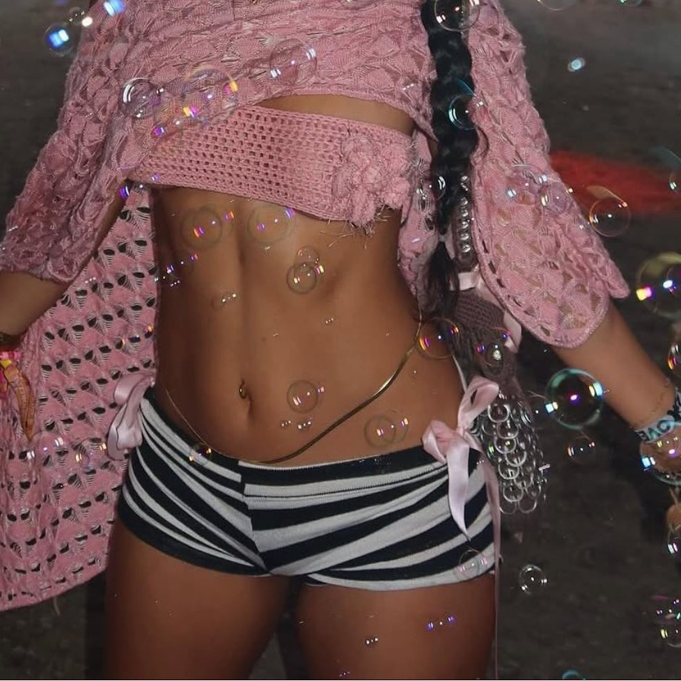 Break-Free Striped Micro Shorts (XS-5X)