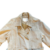 Tan Suede Tie Jacket (XL)