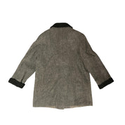 Grey Thick Wool Overcoat (XL)