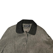 Grey Thick Wool Overcoat (XL)