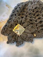 Studded Crochet Beanie