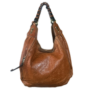 orYANY Brown Textured Leather Purse