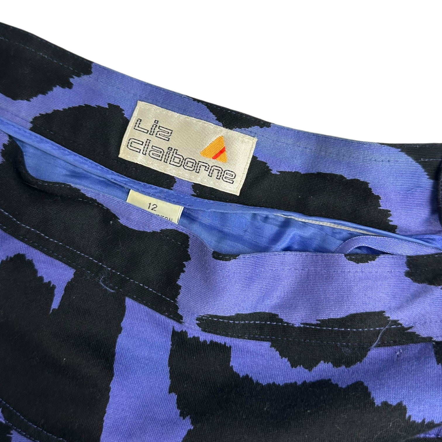 Vintage Animal Print Maxi Skirt (XS/S)