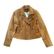 Tan Suede Moto Jacket (XL)