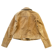 Tan Suede Moto Jacket (XL)