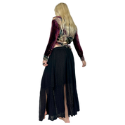 Noir Whimsigoth Maxi Skirt (XL)